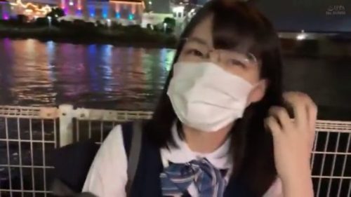 「学校に内緒だったら♪」普段はお嬢様学校に通うメガネJKと濃厚ハメｗ