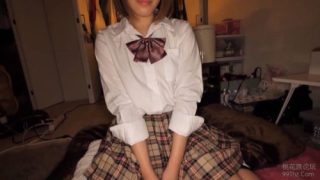 ＜童顔JK×中出し性交＞「学校サボちゃった❤」童顔でエッチが好きなJK女の子が学校をズル休みしてパパ活中ｗ