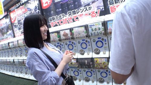 ＜素人美少女×顔射＞ショトカの黒髪素人美少女と一日デートの後はホテルでSEX