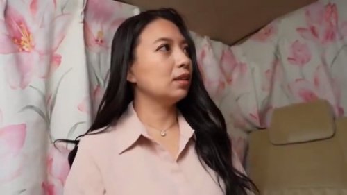 《エロ動画×素人･人妻》ランチの約束前に目黒区でナンパされた四十二歳の爆乳人妻がロケ車に連れ込まれ旦那に内緒でホテルにて濃厚なセックス