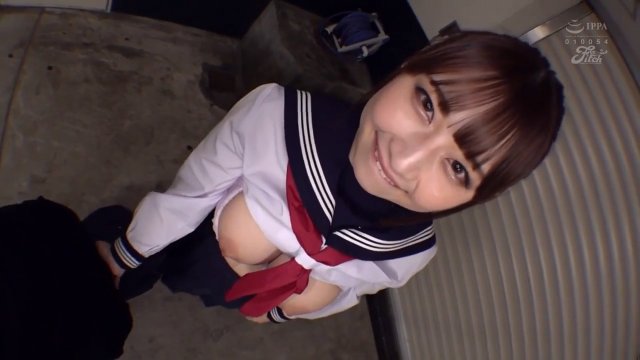 【水原みその】《エロ動画×JK･パパ活》バイト終わりの爆乳制服美少女をこっそり連れ出して楽しむ中出し